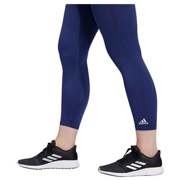 Adidas Navy Primeknit Athletic Leggings, Size XS, NWT - Picture 5 of 14